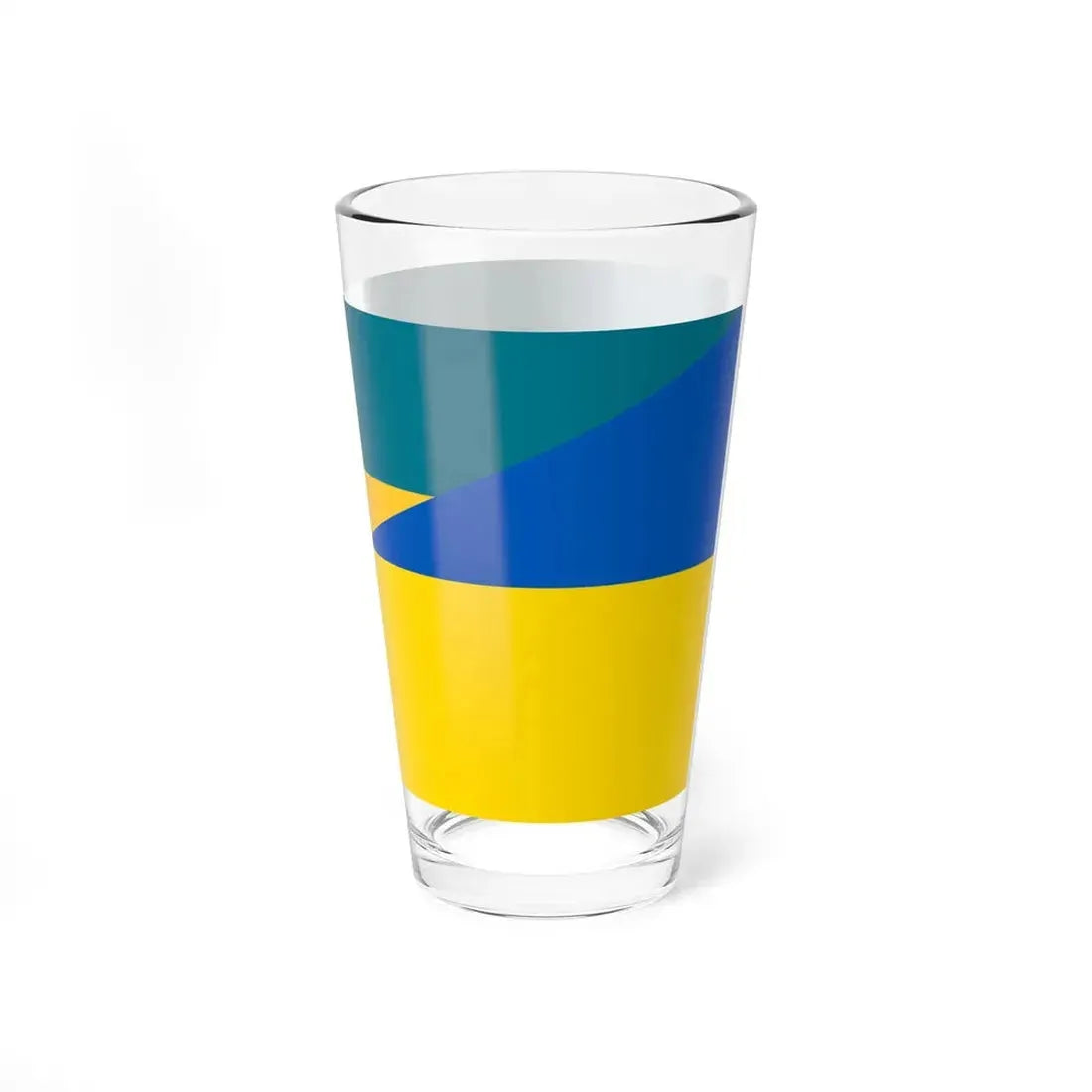 Flag of the Bahamas and Ukraine (Bahamas) Pint Glass 16oz - Go Mug Yourself