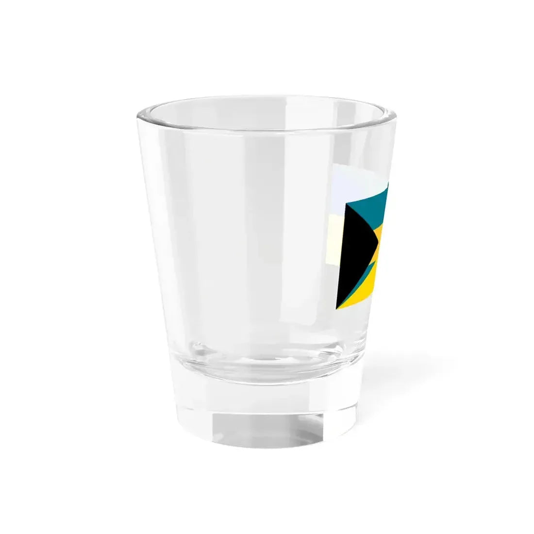 Flag of the Bahamas and Ukraine (Bahamas) Shot Glass 1.5oz - Go Mug Yourself