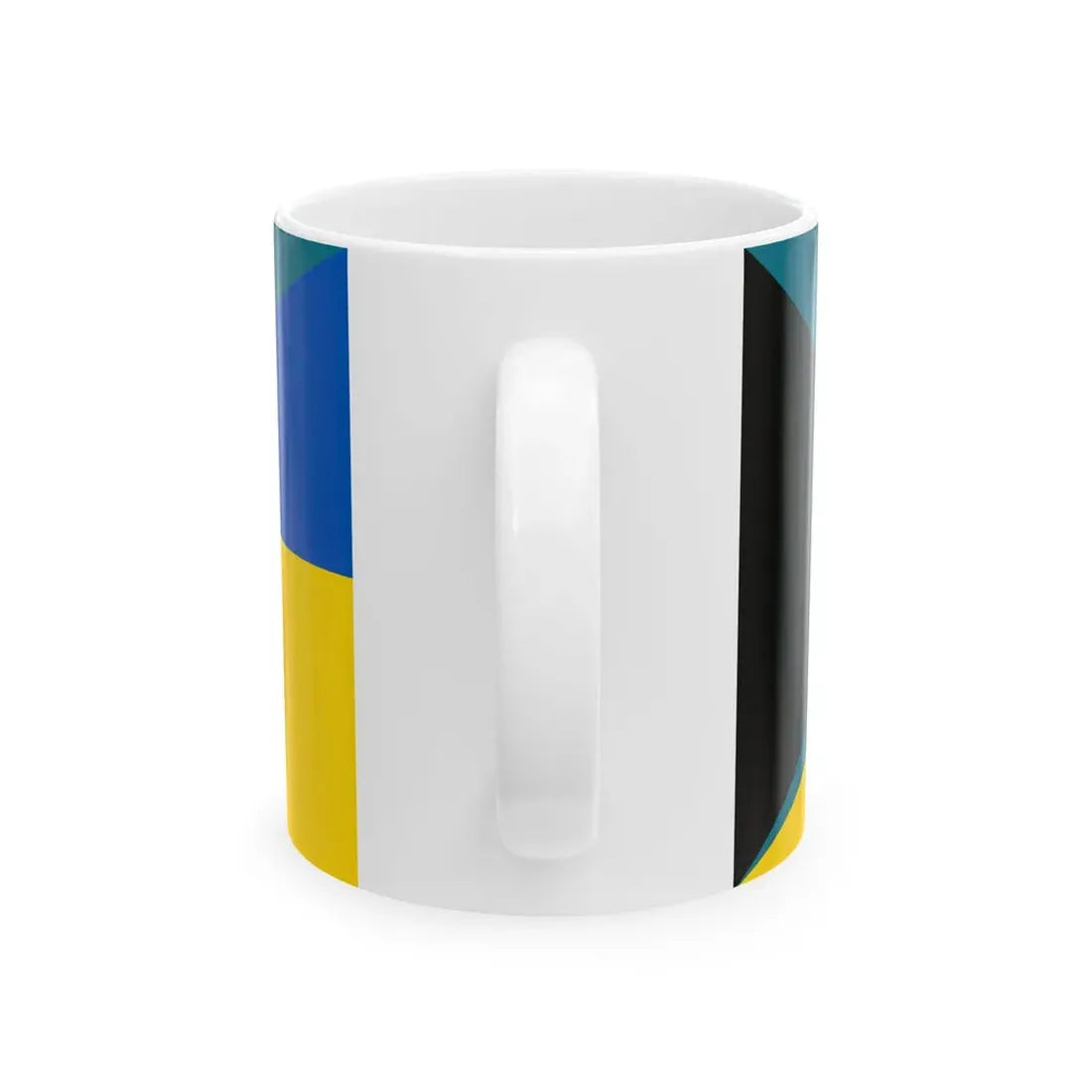 Flag of the Bahamas and Ukraine (Bahamas) White Coffee Mug - Go Mug Yourself