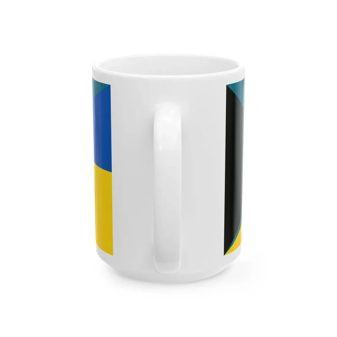 Flag of the Bahamas and Ukraine (Bahamas) White Coffee Mug - Go Mug Yourself