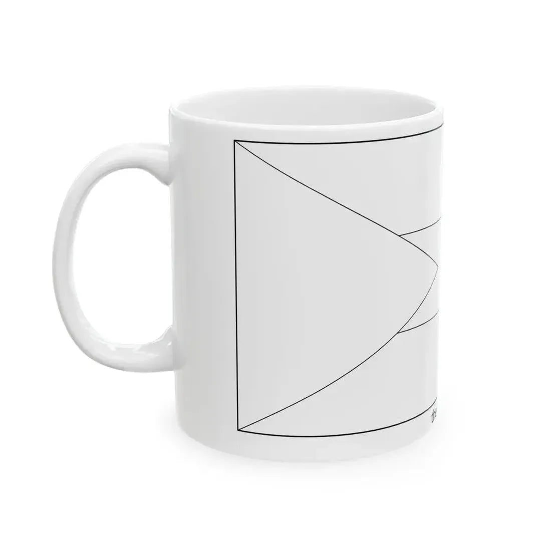Flag of the Bahamas colouring page (Bahamas) White Coffee Mug - Go Mug Yourself