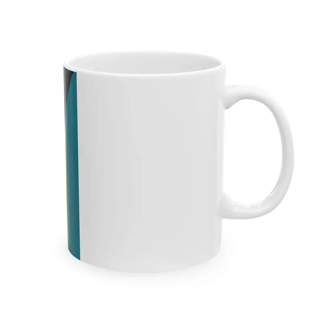 Flag of the Bahamas vertical (Bahamas) White Coffee Mug - Go Mug Yourself