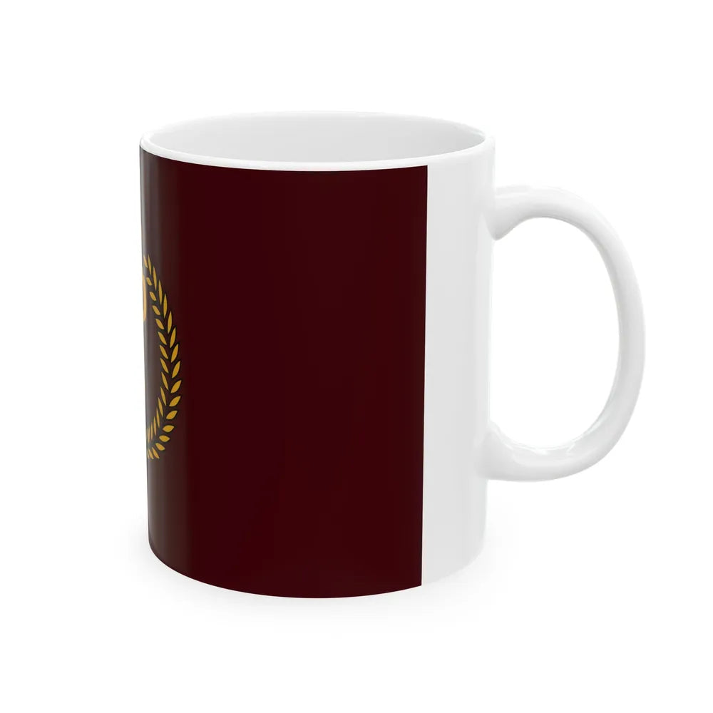 Flag of the Bahrain Defence Force Royal Medical Services (Bahrain) White Coffee Mug - Go Mug Yourself