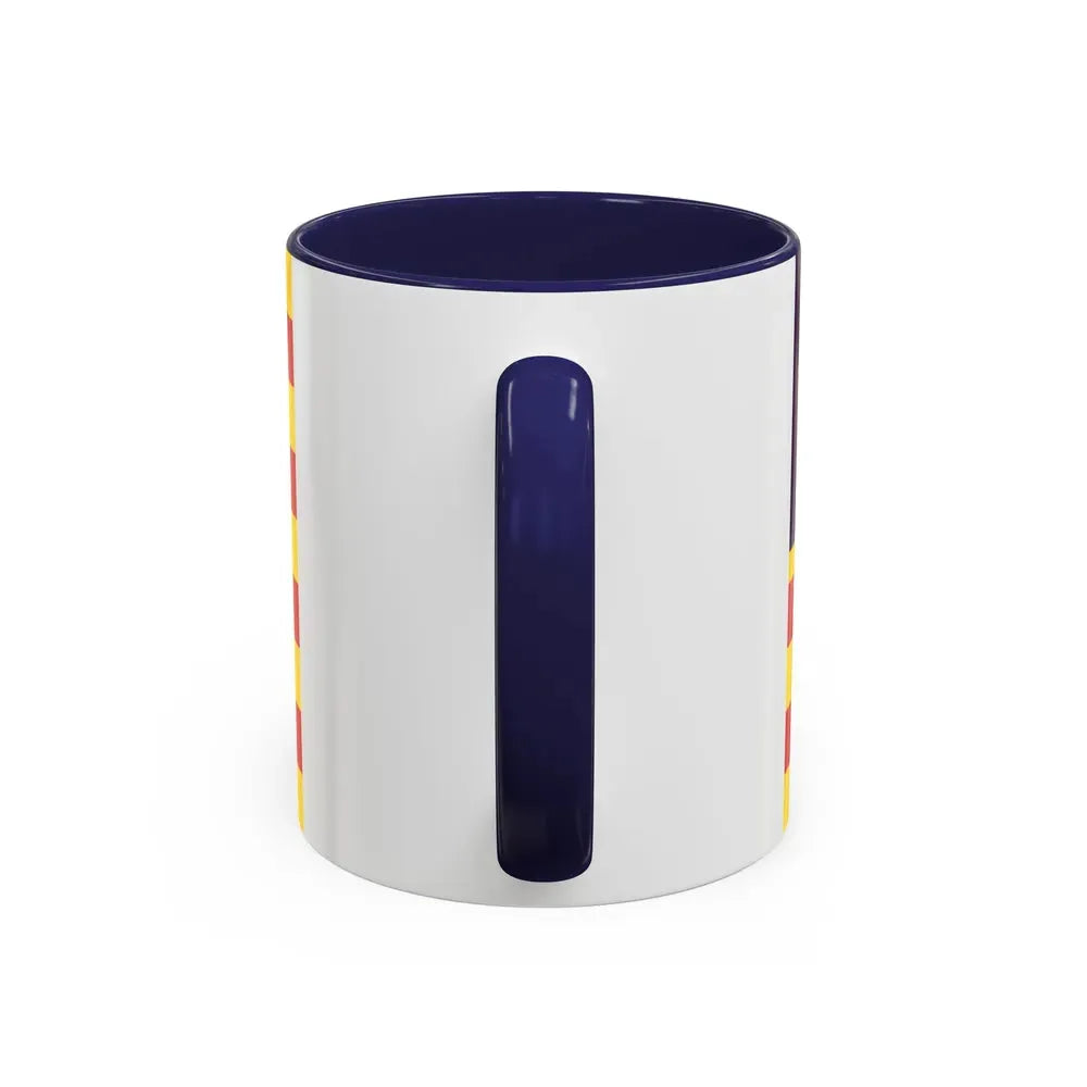 Flag of the Balearic Islands Spain - Accent Coffee Mug - Go Mug Yourself