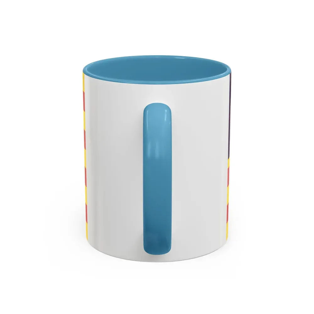 Flag of the Balearic Islands Spain - Accent Coffee Mug - Go Mug Yourself