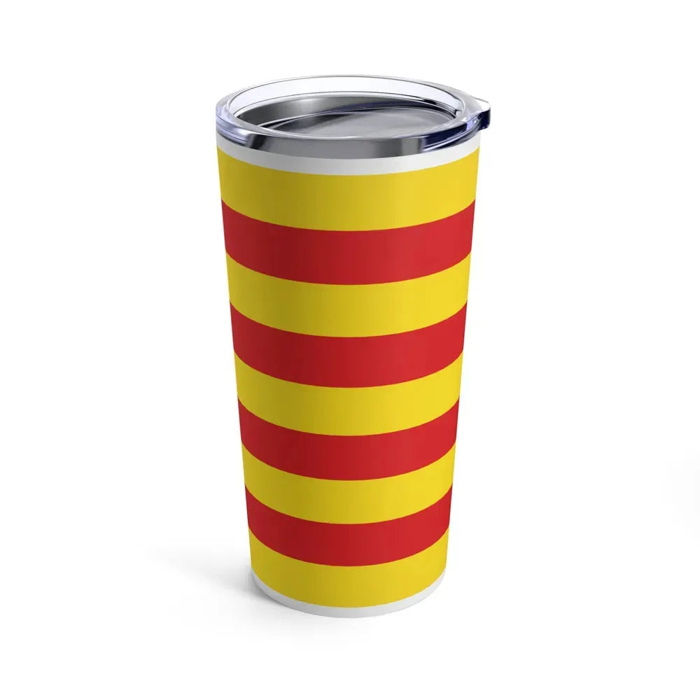Flag of the Balearic Islands Spain - Tumbler 20oz - Go Mug Yourself