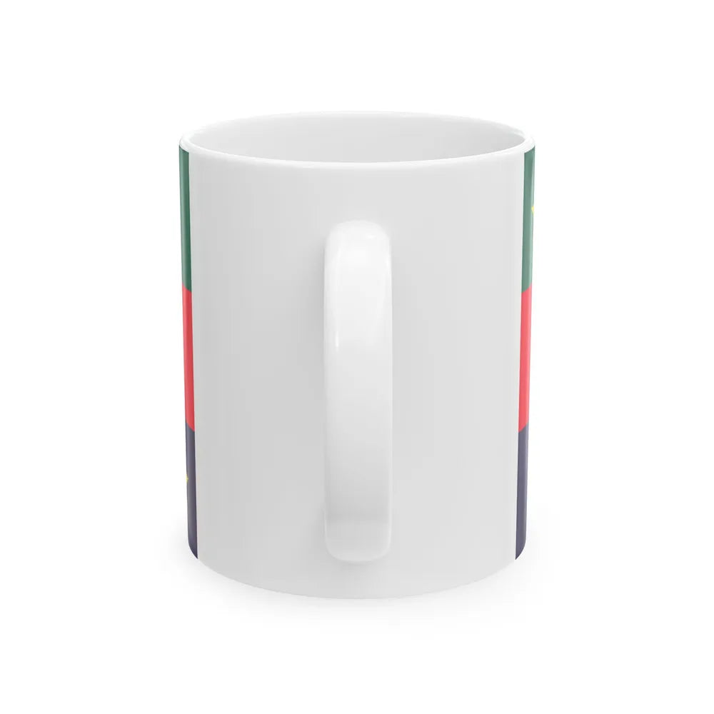 Flag of the Bangladesh Congress (Bangladesh) White Coffee Mug - Go Mug Yourself