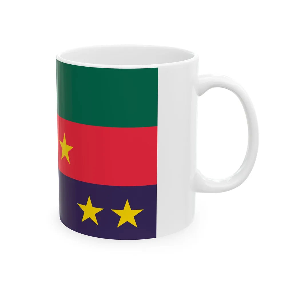 Flag of the Bangladesh Congress (Bangladesh) White Coffee Mug - Go Mug Yourself