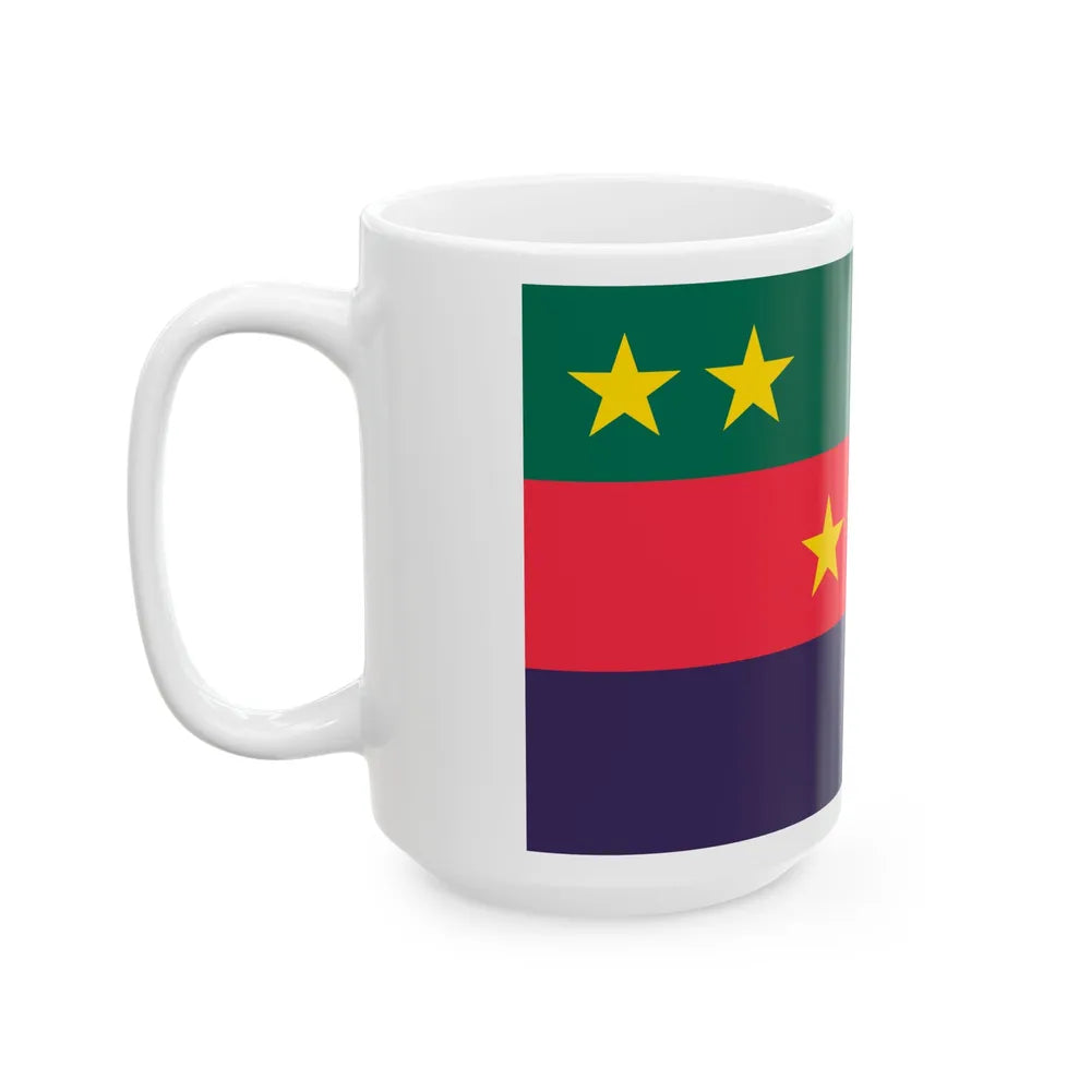Flag of the Bangladesh Congress (Bangladesh) White Coffee Mug - Go Mug Yourself