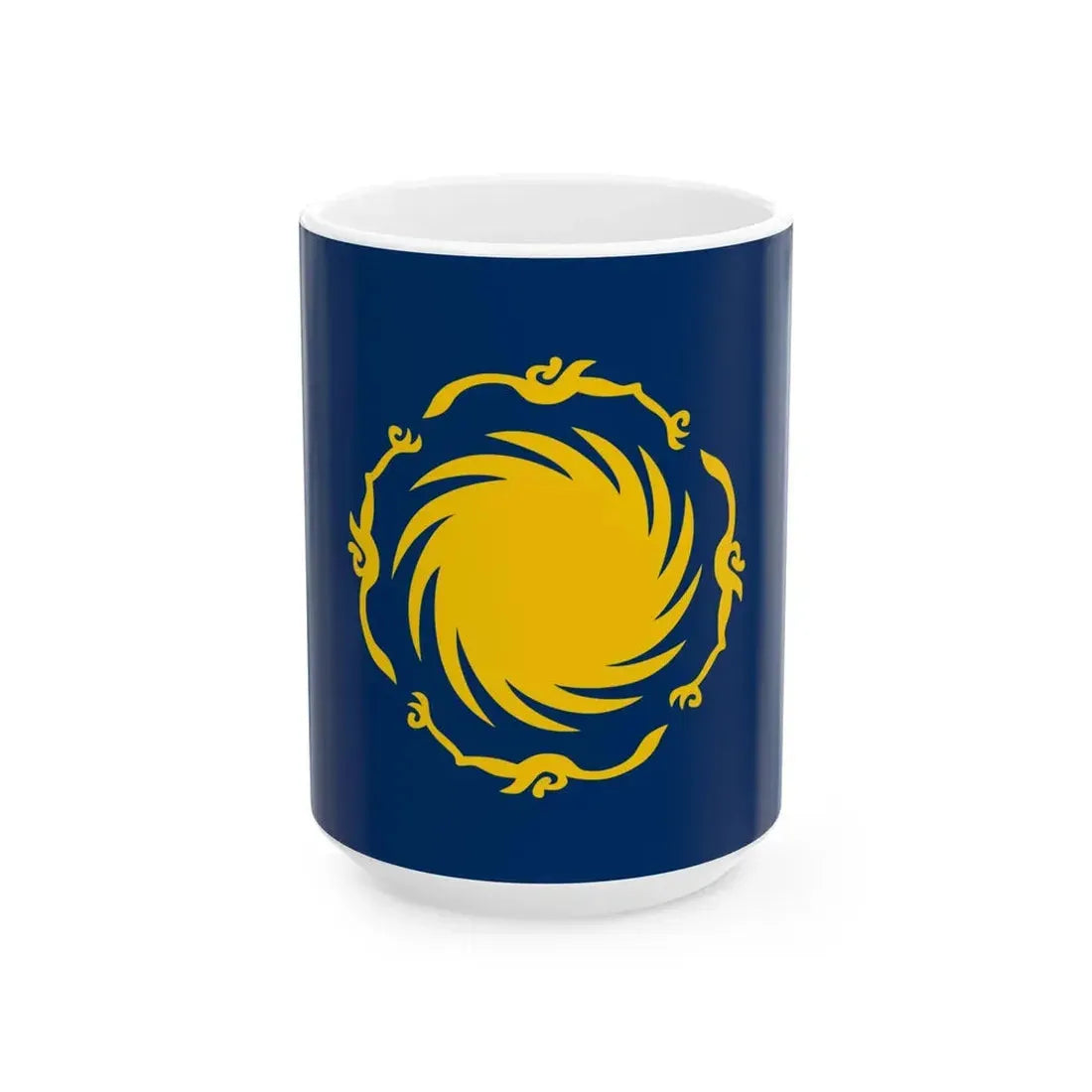 Flag of the Basuria independence movement (China) White Coffee Mug 15oz - Go Mug Yourself