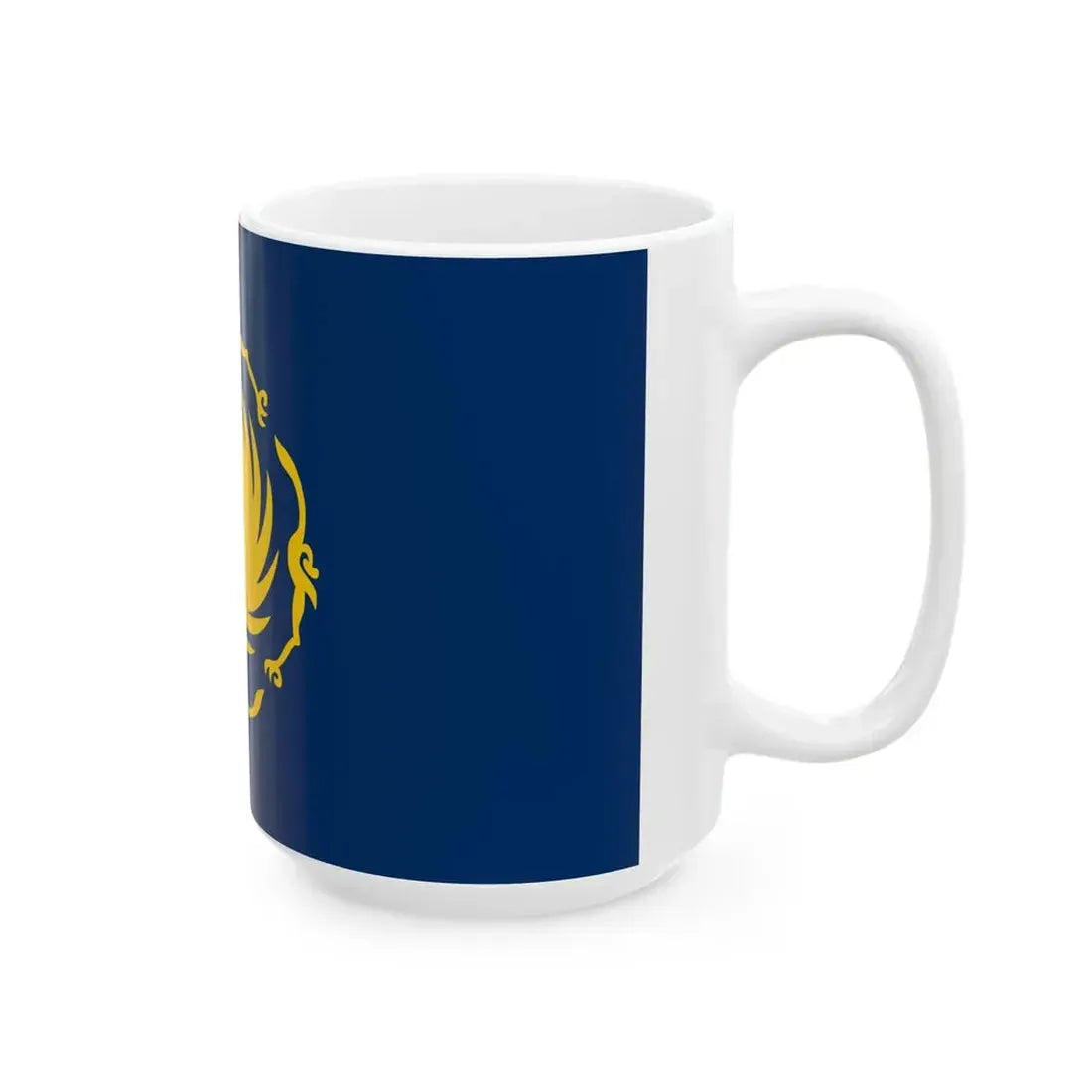 Flag of the Basuria independence movement (China) White Coffee Mug - Go Mug Yourself