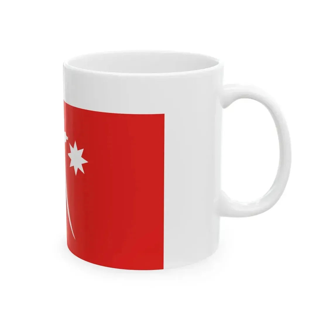 Flag of the Batak People (Indonesia) White Coffee Mug - Go Mug Yourself