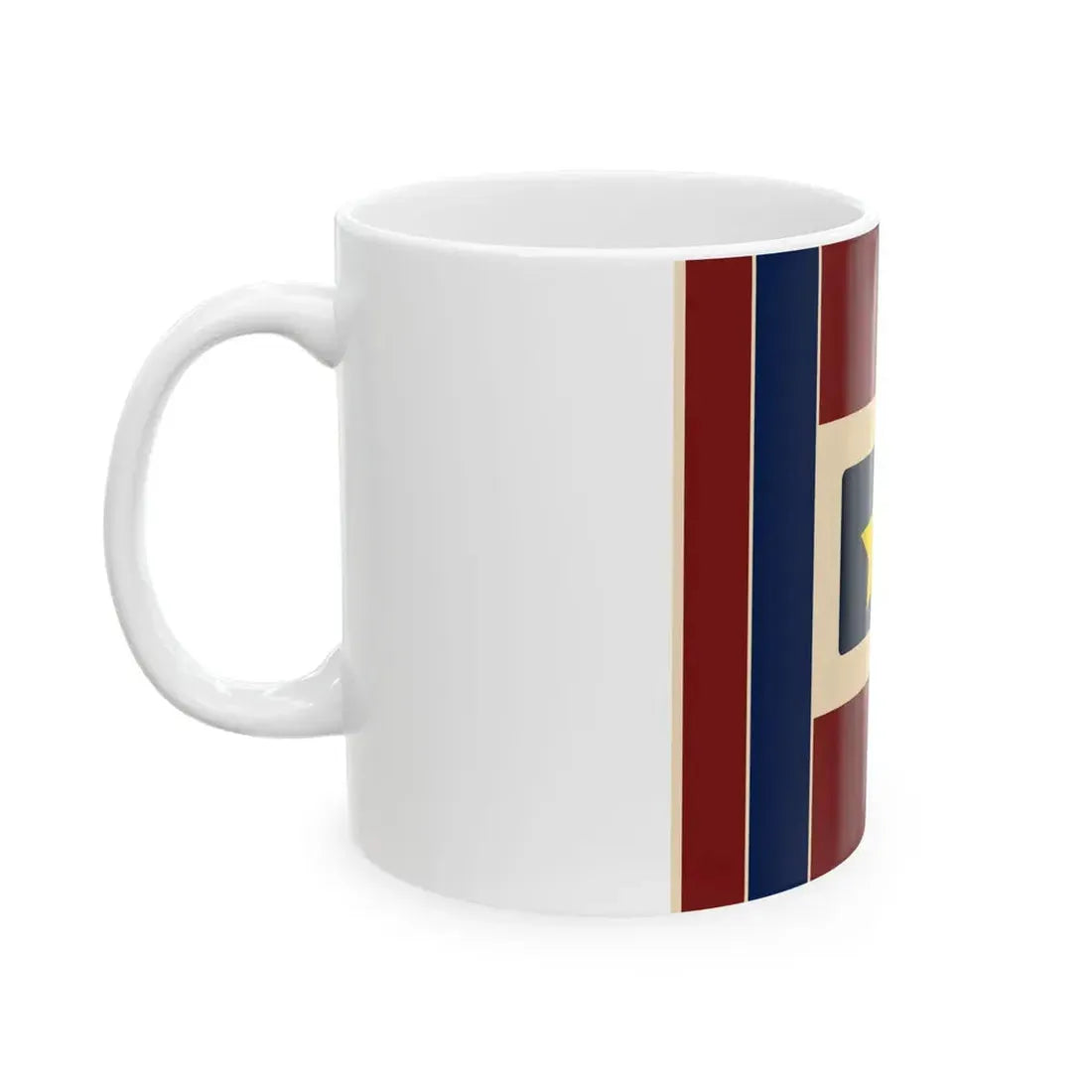 Flag of the Batetela rebels (Congo) White Coffee Mug - Go Mug Yourself