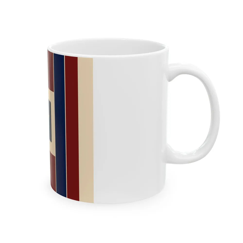 Flag of the Batetela rebels (Congo) White Coffee Mug - Go Mug Yourself