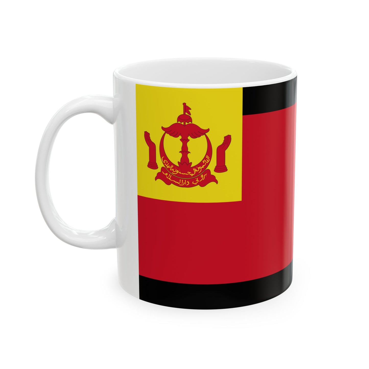 Flag of the Begawan Mudim (Brunei) White Coffee Mug-Go Mug Yourself