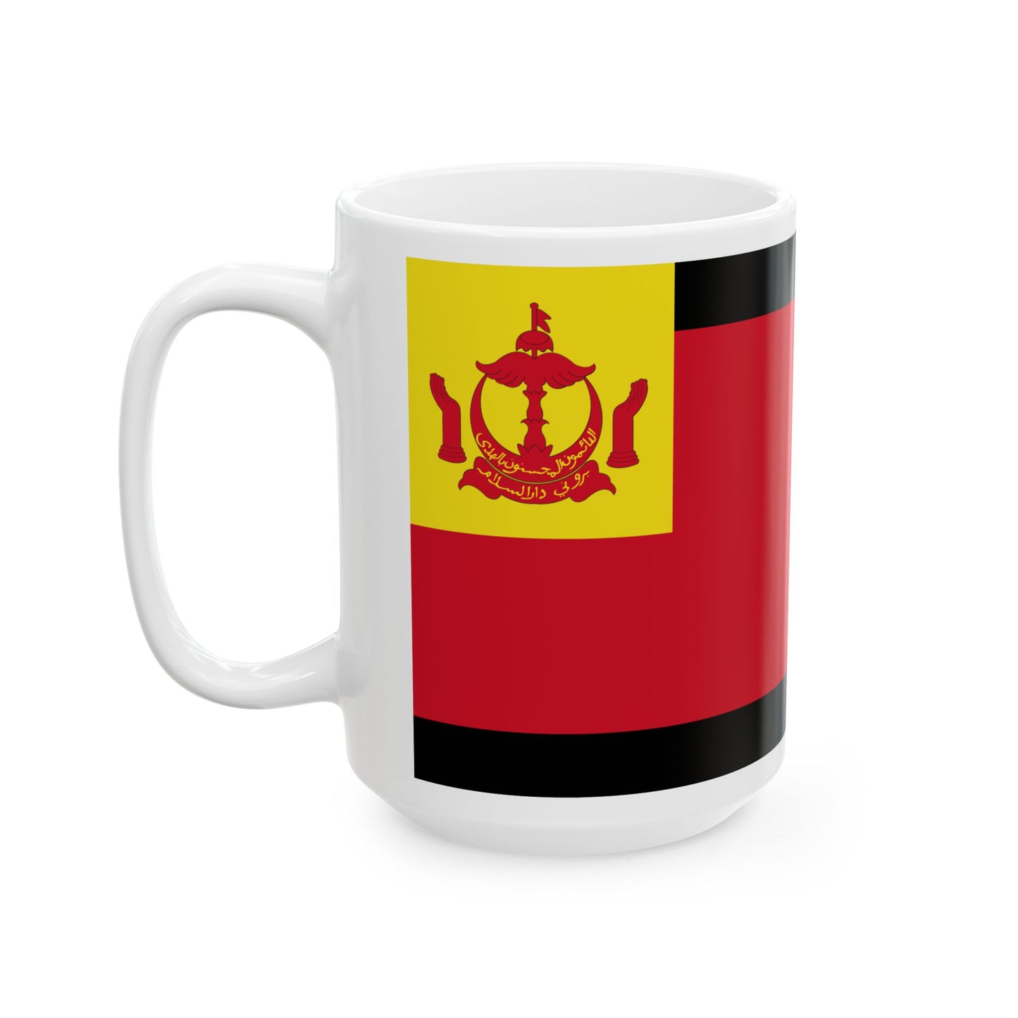Flag of the Begawan Mudim (Brunei) White Coffee Mug-Go Mug Yourself
