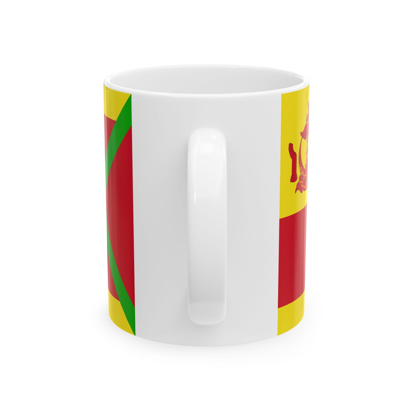 Flag of the Begawan Pehin Datu Imam (Brunei) White Coffee Mug-Go Mug Yourself