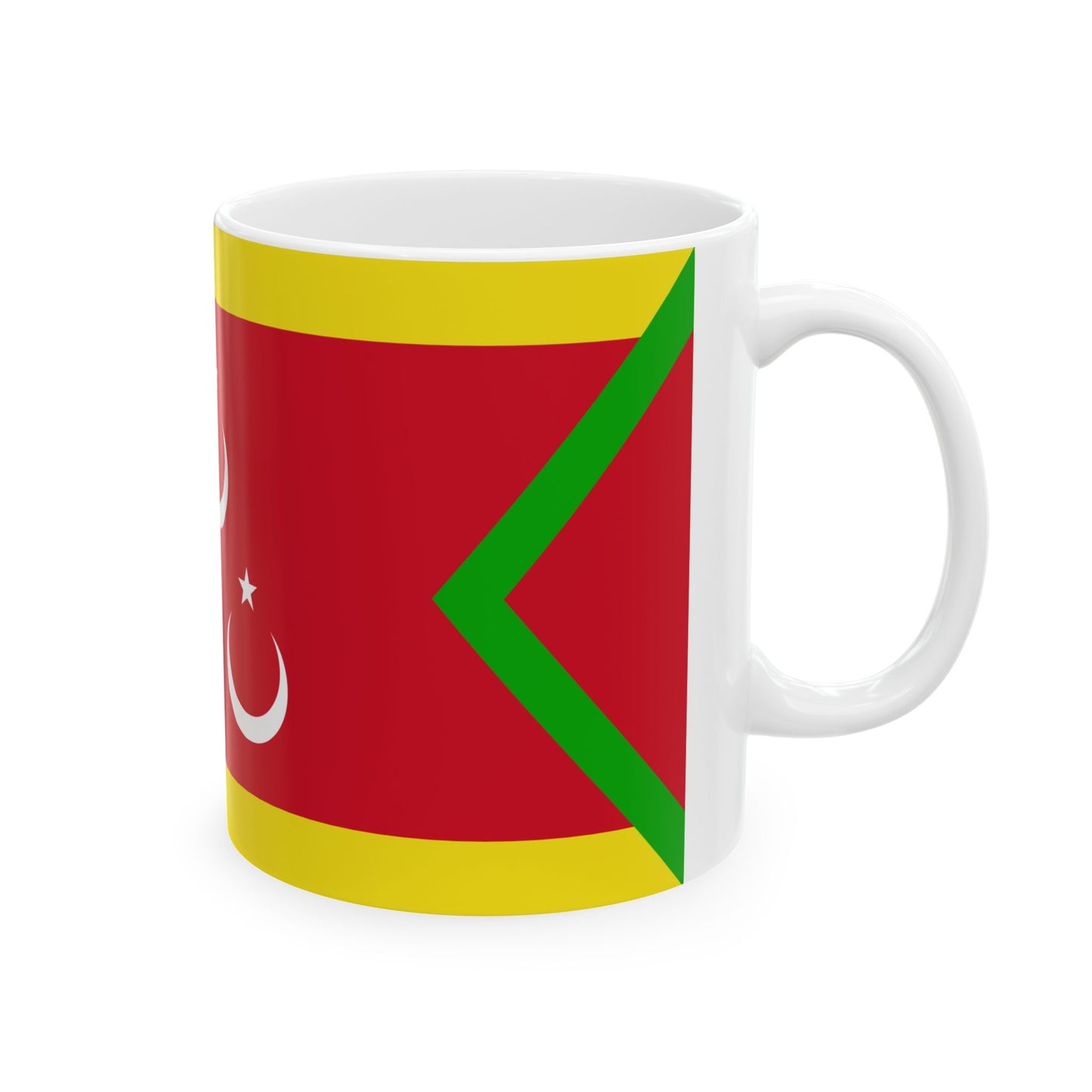 Flag of the Begawan Pehin Datu Imam (Brunei) White Coffee Mug-Go Mug Yourself