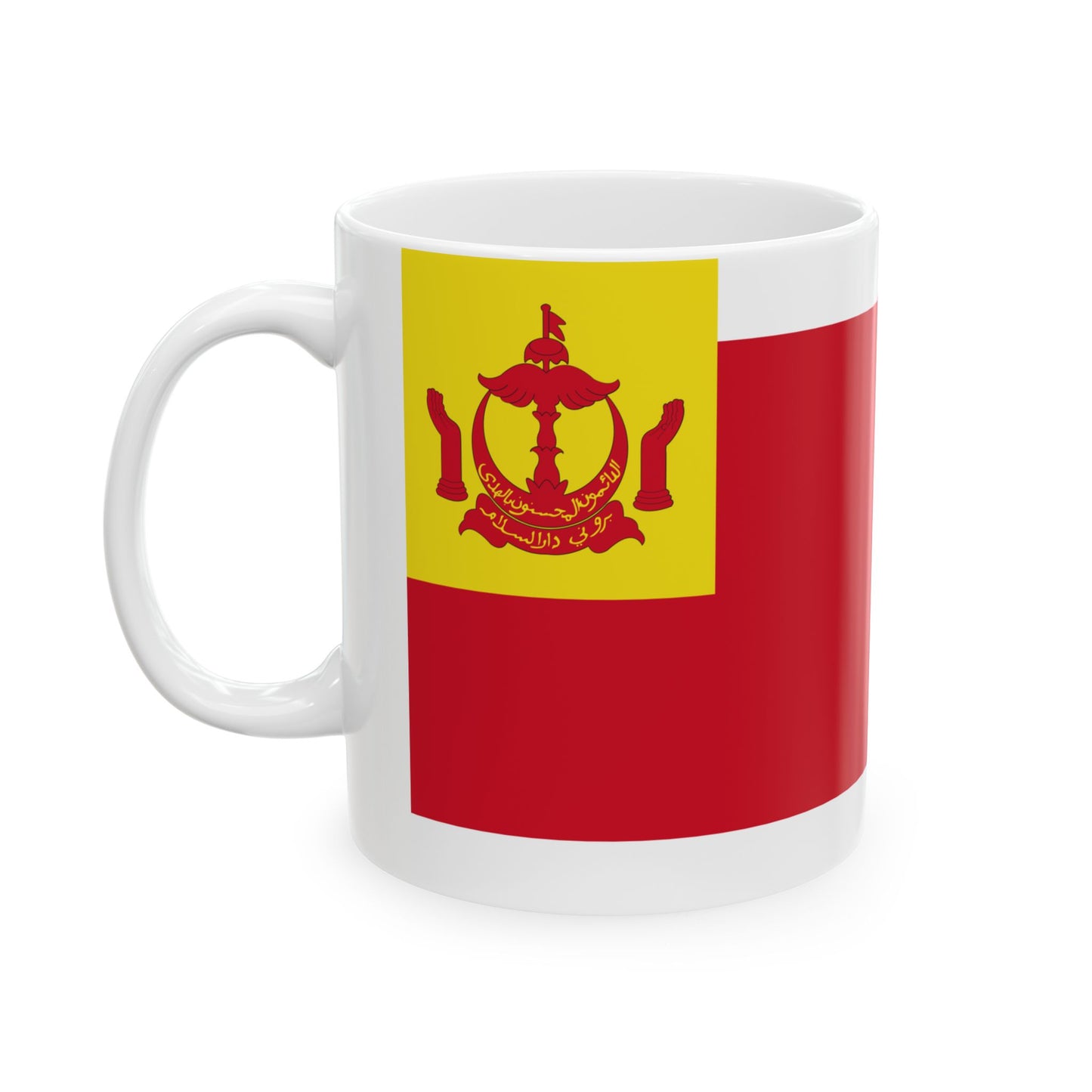 Flag of the Begawan Pehin Khatib (Brunei) White Coffee Mug-Go Mug Yourself