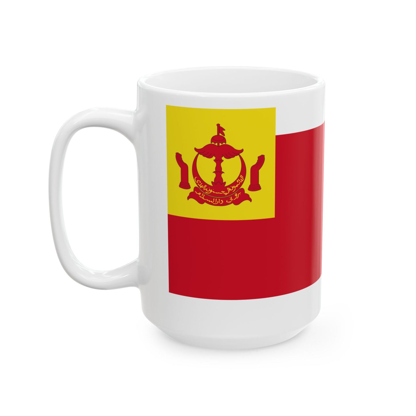 Flag of the Begawan Pehin Khatib (Brunei) White Coffee Mug-Go Mug Yourself