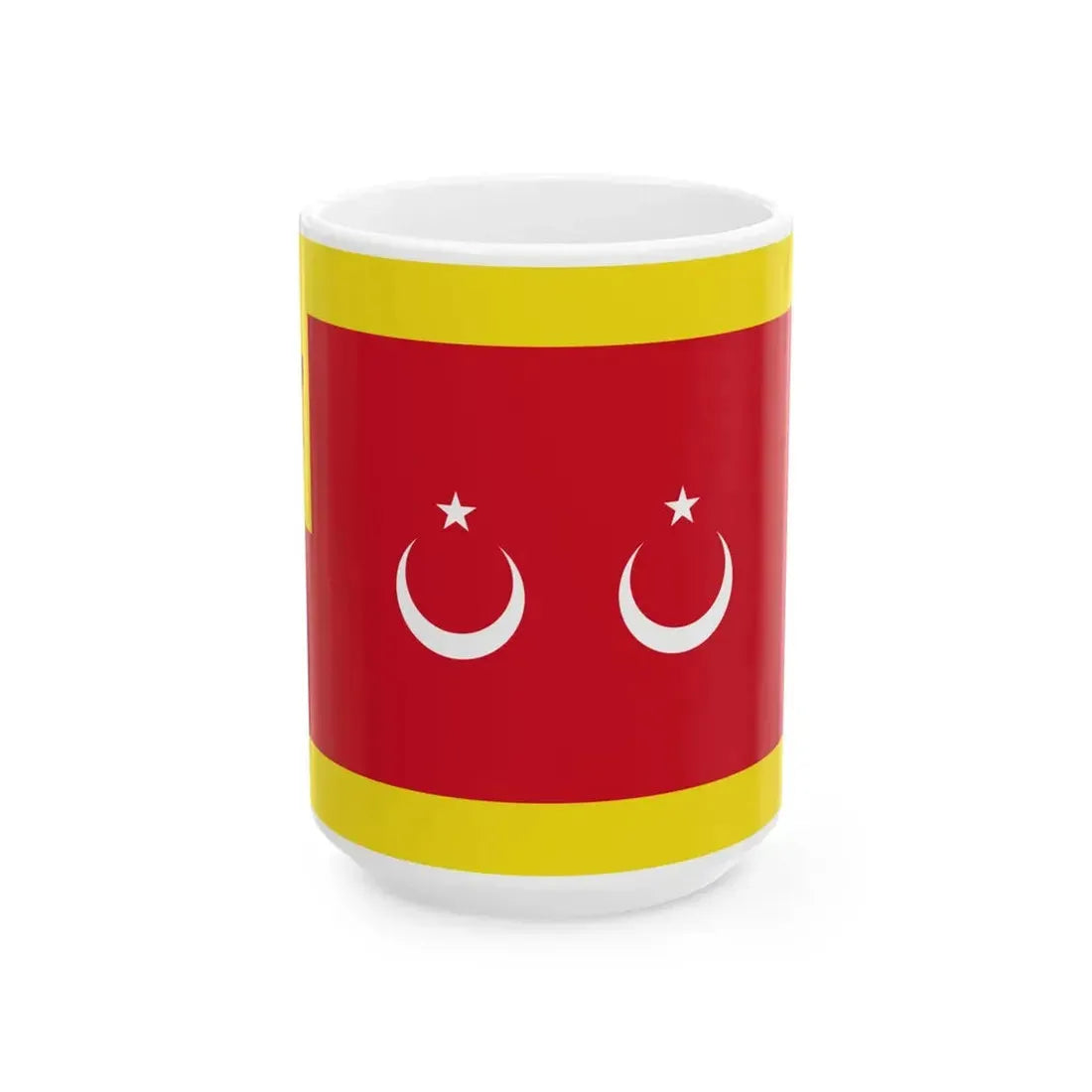 Flag of the Begawan Pehin Siraja Khatib (Brunei) White Coffee Mug 15oz - Go Mug Yourself