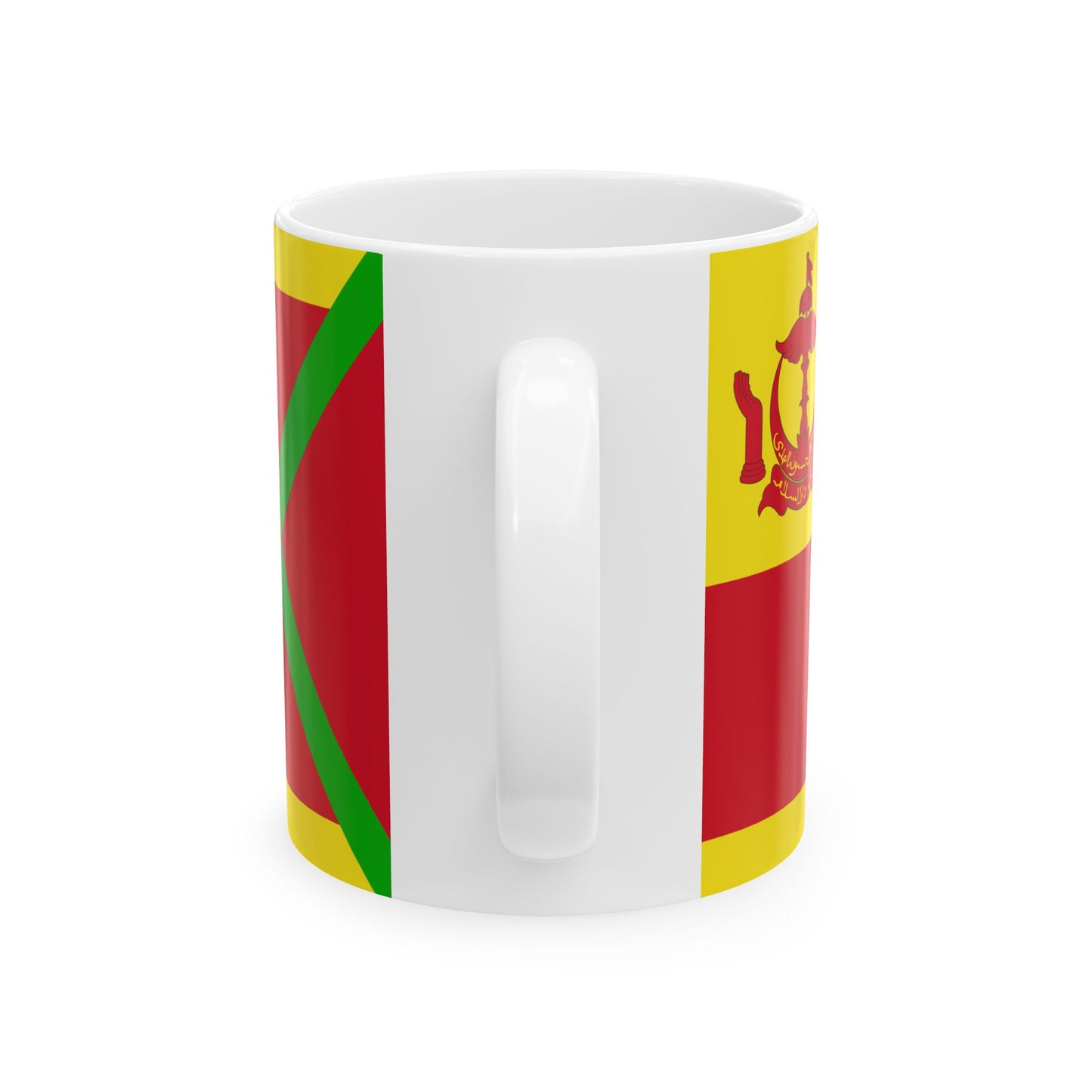 Flag of the Begawan Pehin Siraja Khatib (Brunei) White Coffee Mug-Go Mug Yourself