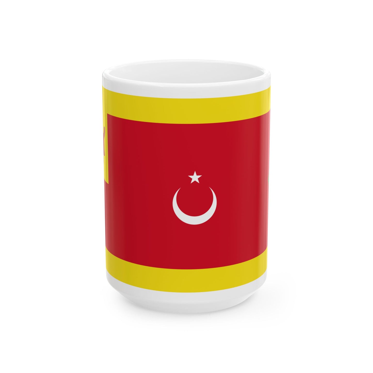 Flag of the Begawan Pehin Udana Khatib (Brunei) White Coffee Mug-15oz-Go Mug Yourself