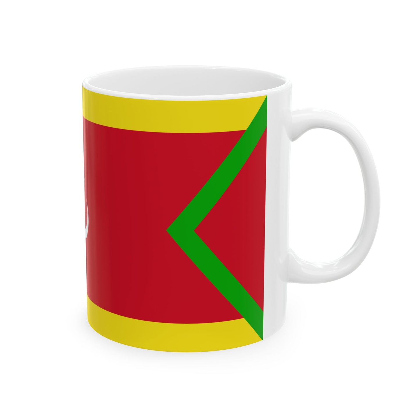 Flag of the Begawan Pehin Udana Khatib (Brunei) White Coffee Mug-Go Mug Yourself