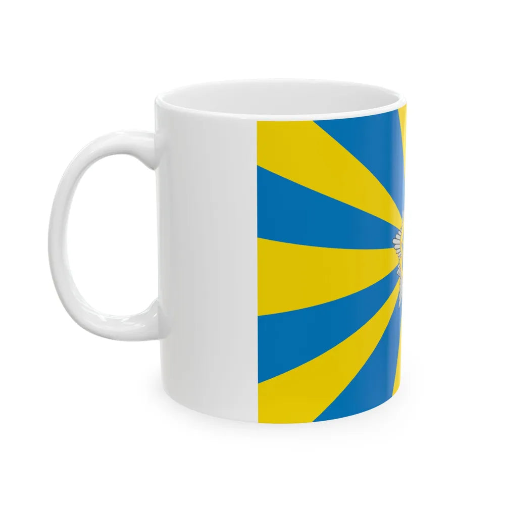 Flag of the Belarusian Air Force (Belarus) White Coffee Mug - Go Mug Yourself