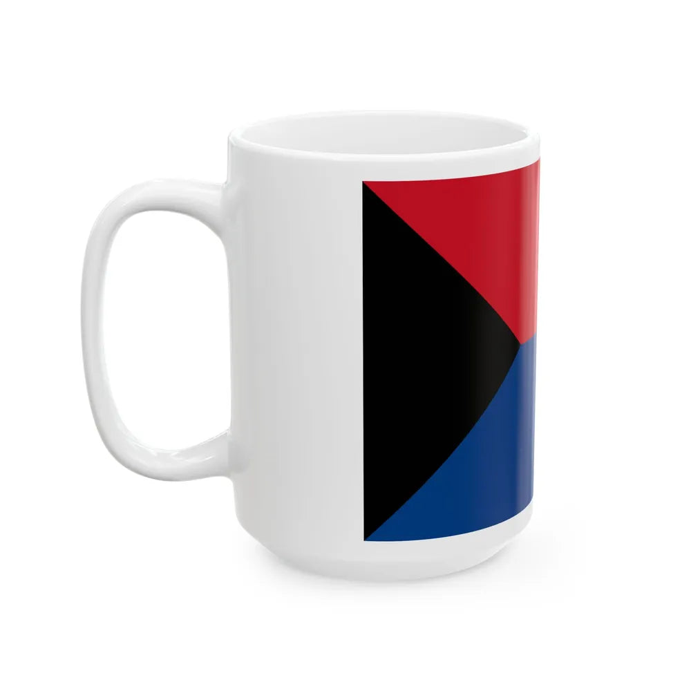 Flag of the Belize Peoples Development Movement (Belize) White Coffee Mug - Go Mug Yourself