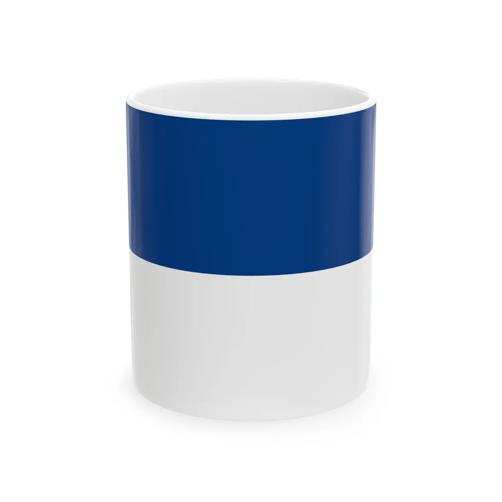 Flag of the Belize Peoples United Party (Belize) White Coffee Mug 11oz - Go Mug Yourself