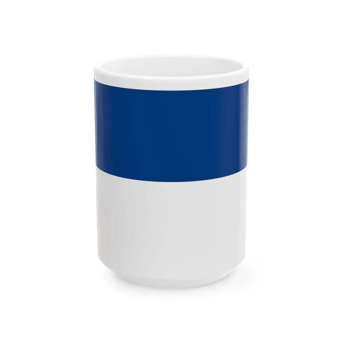 Flag of the Belize Peoples United Party (Belize) White Coffee Mug 15oz - Go Mug Yourself