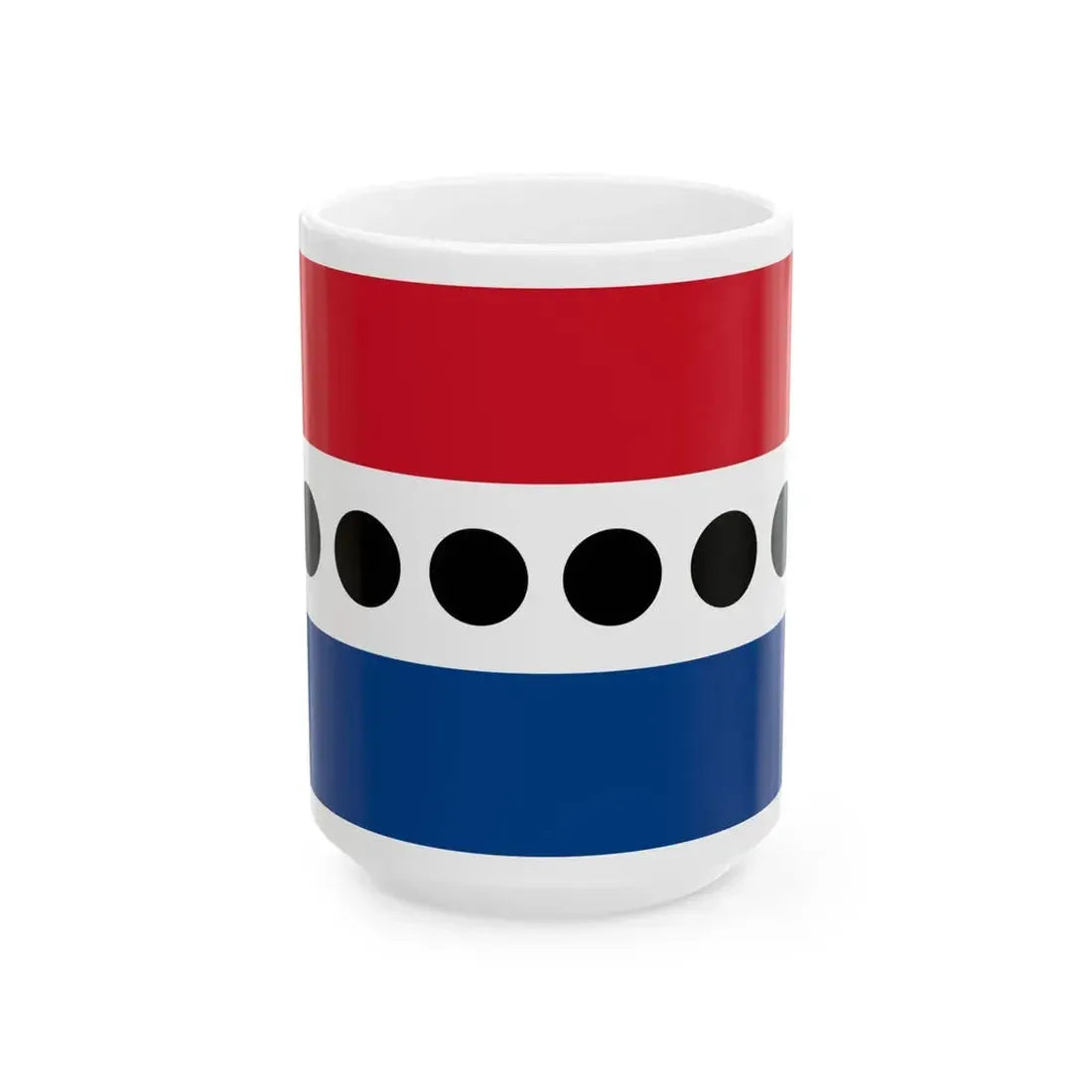 Flag of the Belize United Democratic Party (Belize) White Coffee Mug 15oz - Go Mug Yourself