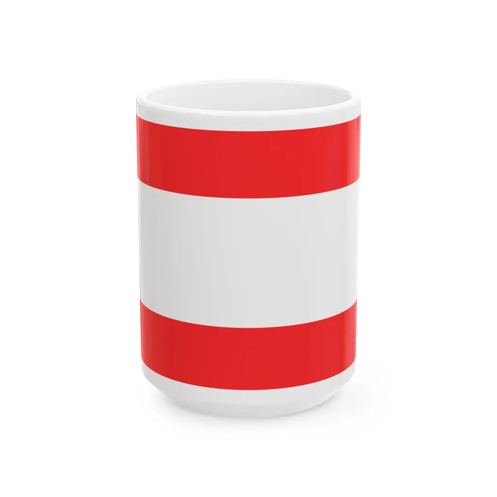 Flag of the Bengal Sultanate (Bangladesh) White Coffee Mug 15oz - Go Mug Yourself