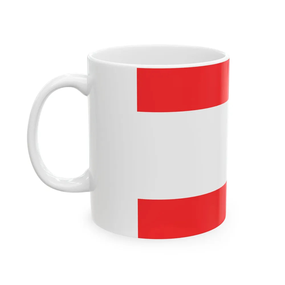 Flag of the Bengal Sultanate (Bangladesh) White Coffee Mug - Go Mug Yourself