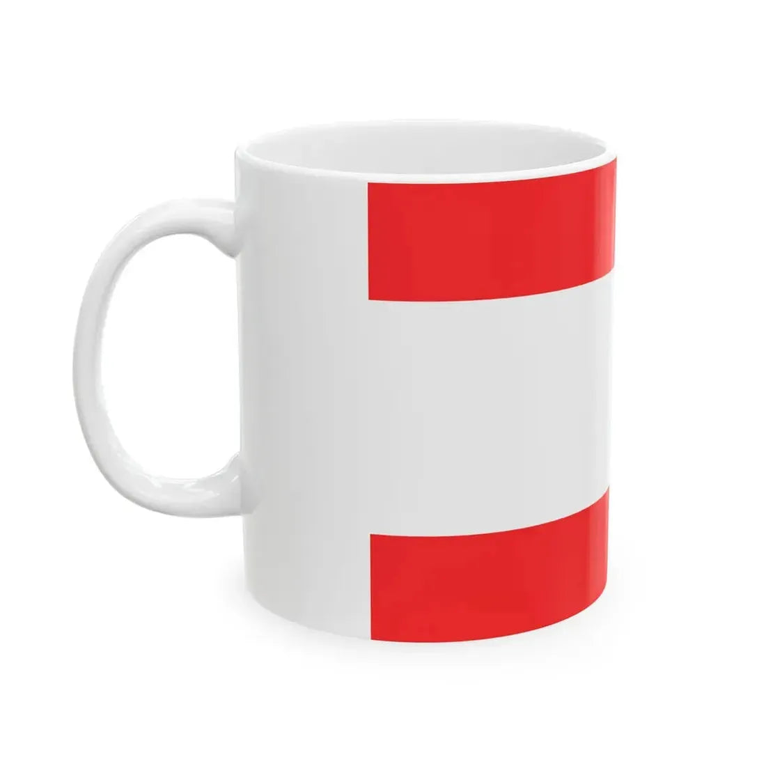 Flag of the Bengal Sultanate (Bangladesh) White Coffee Mug - Go Mug Yourself