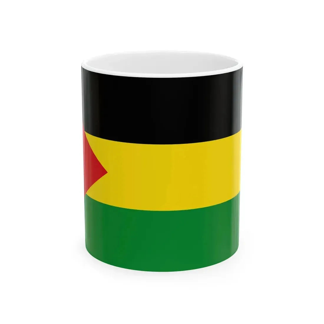Flag of the Benishangul-Gumuz Region (Ethiopia) White Coffee Mug 11oz - Go Mug Yourself