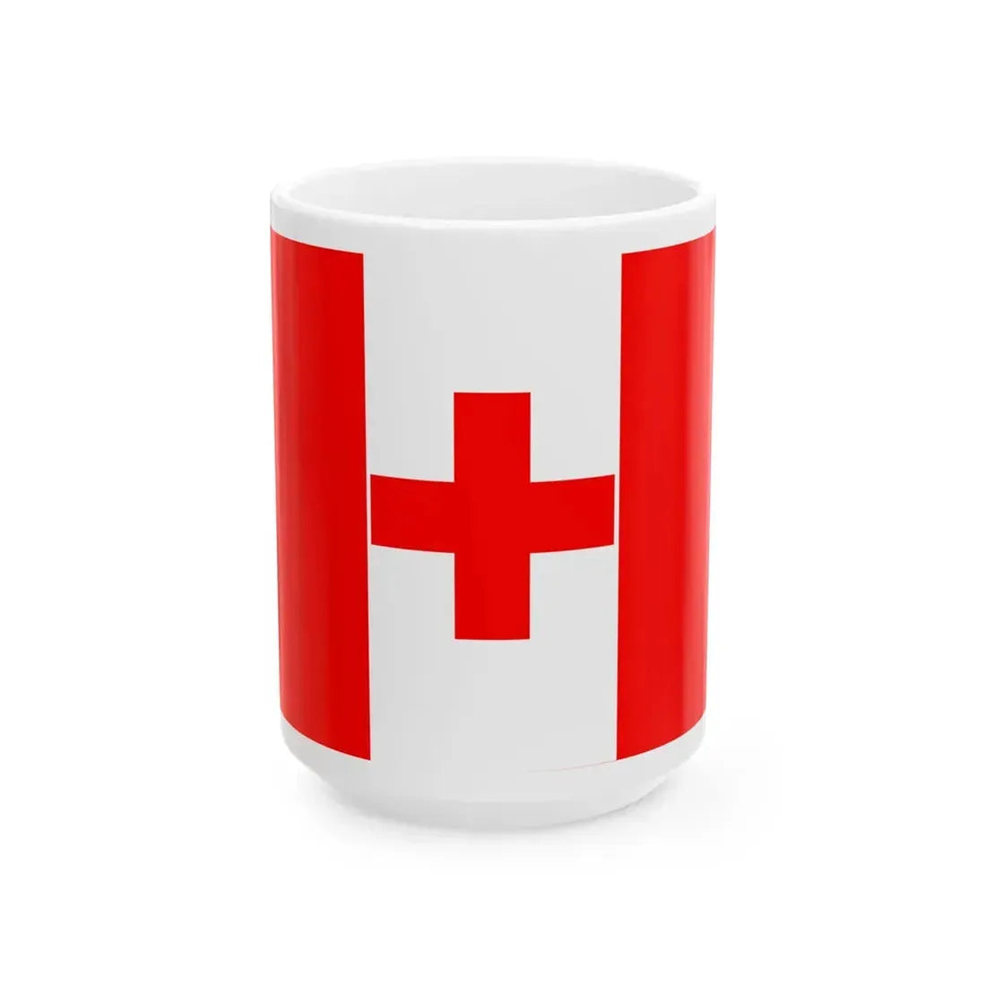 Flag of the Boina Kingdom (Madagascar) White Coffee Mug 15oz - Go Mug Yourself
