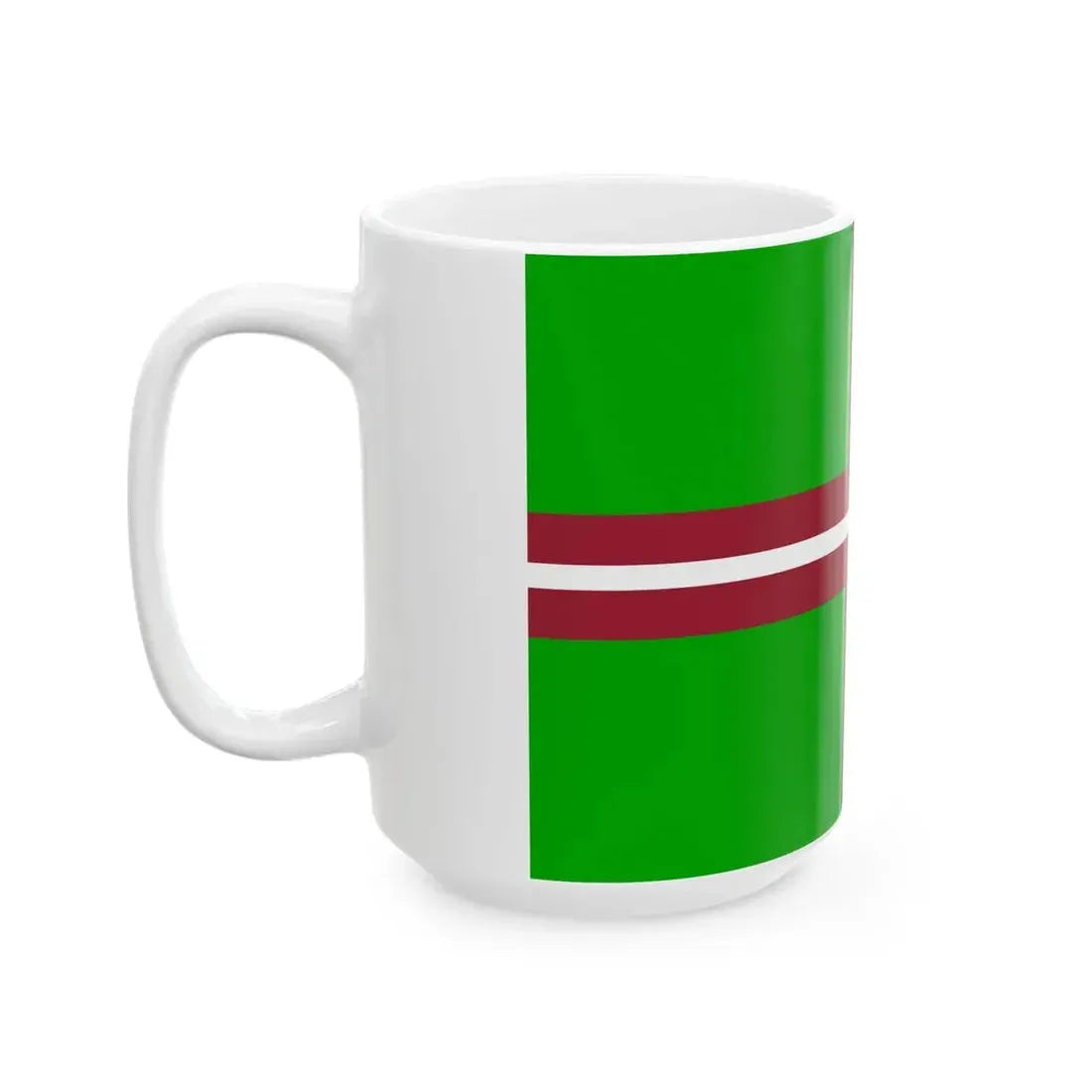 Flag of the Border Guard of Latvia (Latvia) White Coffee Mug - Go Mug Yourself