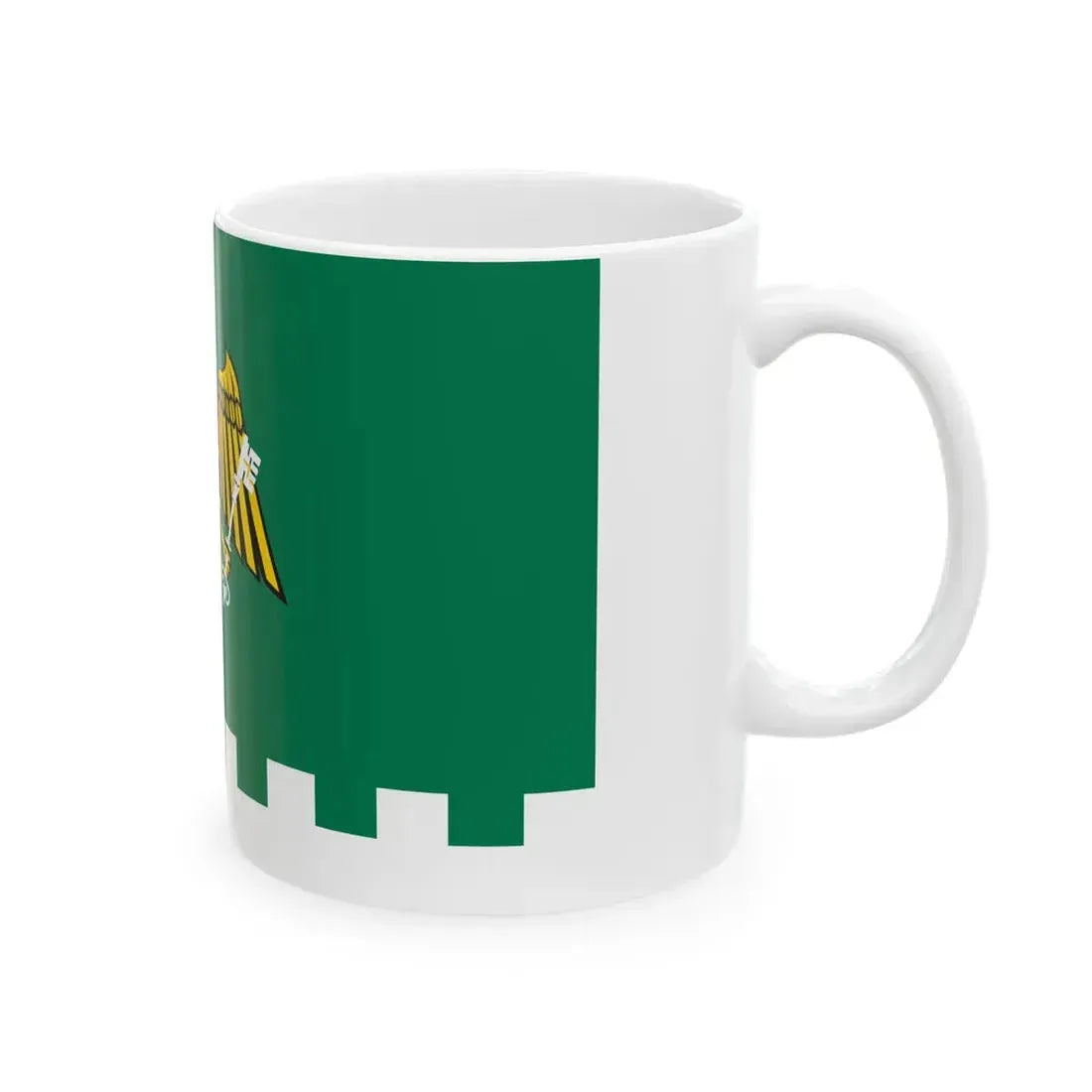 Flag of the Border Guard of Moldova (Moldova) White Coffee Mug - Go Mug Yourself