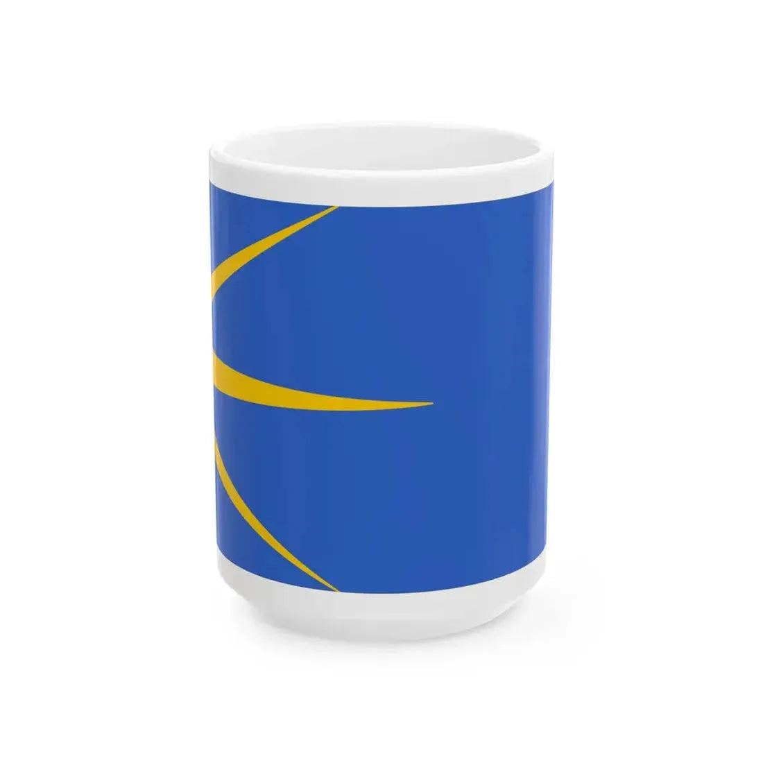 Flag of the Bosilovo Municipality North Macedonia (North Macedonia) White Coffee Mug 15oz - Go Mug Yourself