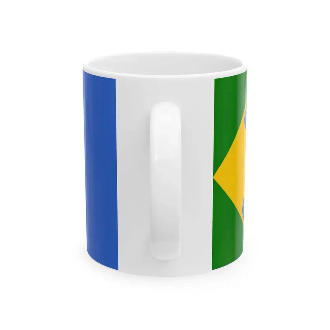 Flag of the Bosilovo Municipality North Macedonia (North Macedonia) White Coffee Mug - Go Mug Yourself