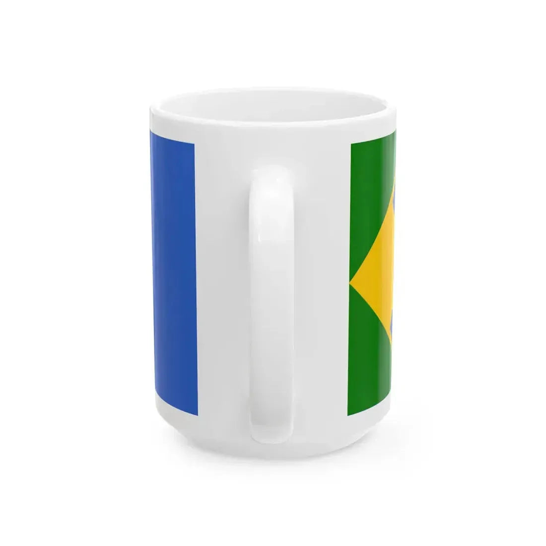 Flag of the Bosilovo Municipality North Macedonia (North Macedonia) White Coffee Mug - Go Mug Yourself