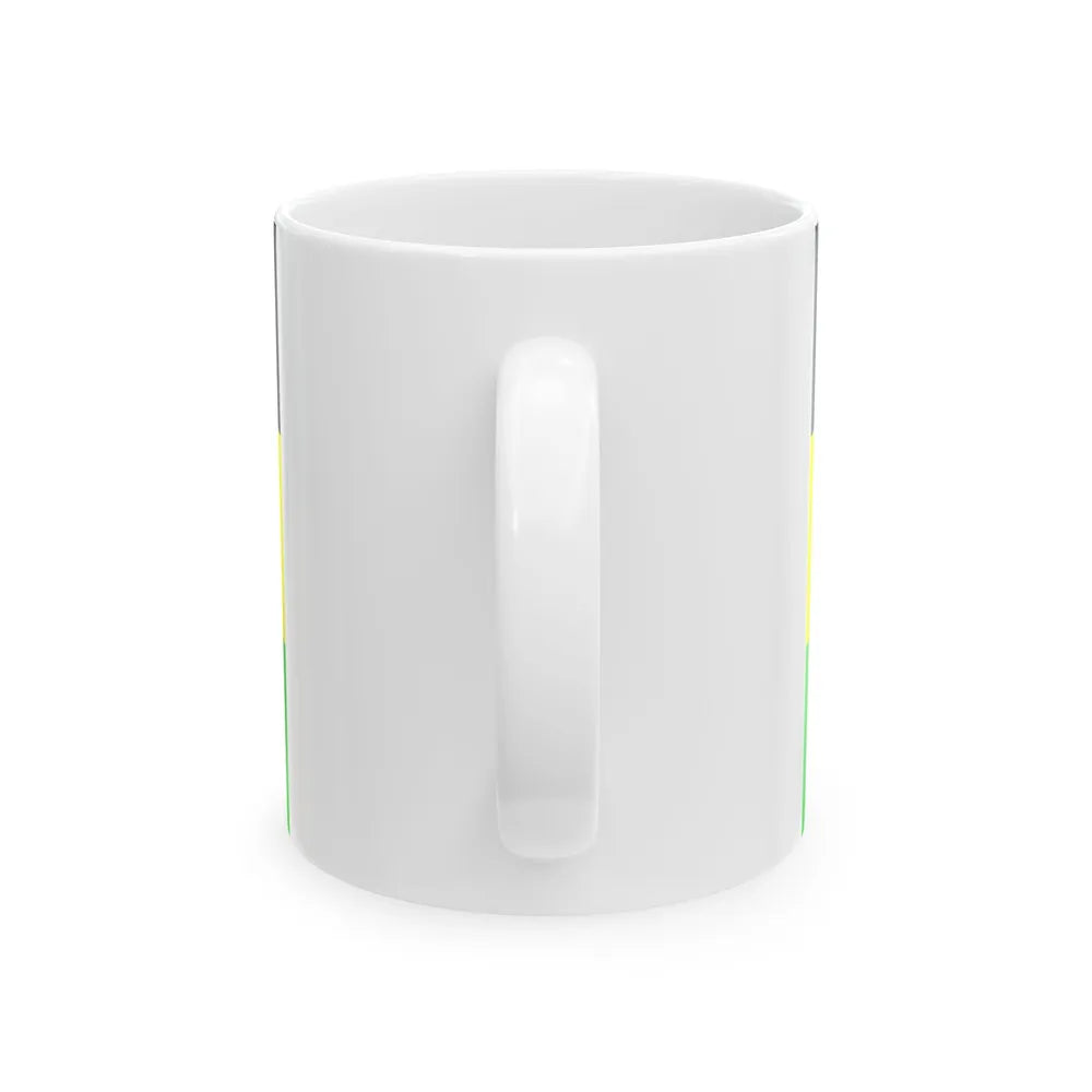 Flag of the Botswana Peoples Party (Botswana) White Coffee Mug - Go Mug Yourself
