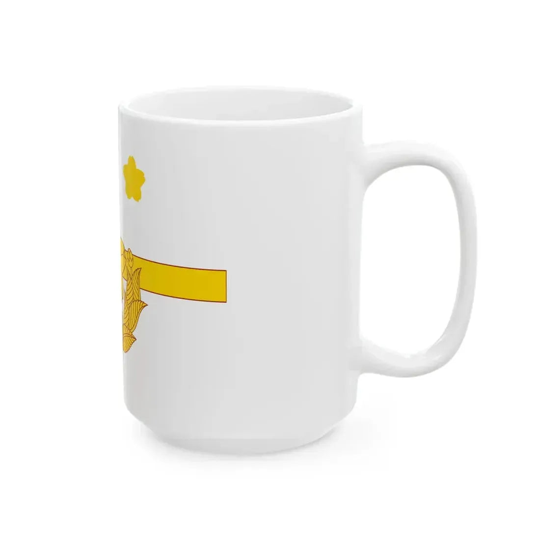 Flag of the Brigadier of the Ground Self-Defense Force Japan (Japan) White Coffee Mug - Go Mug Yourself