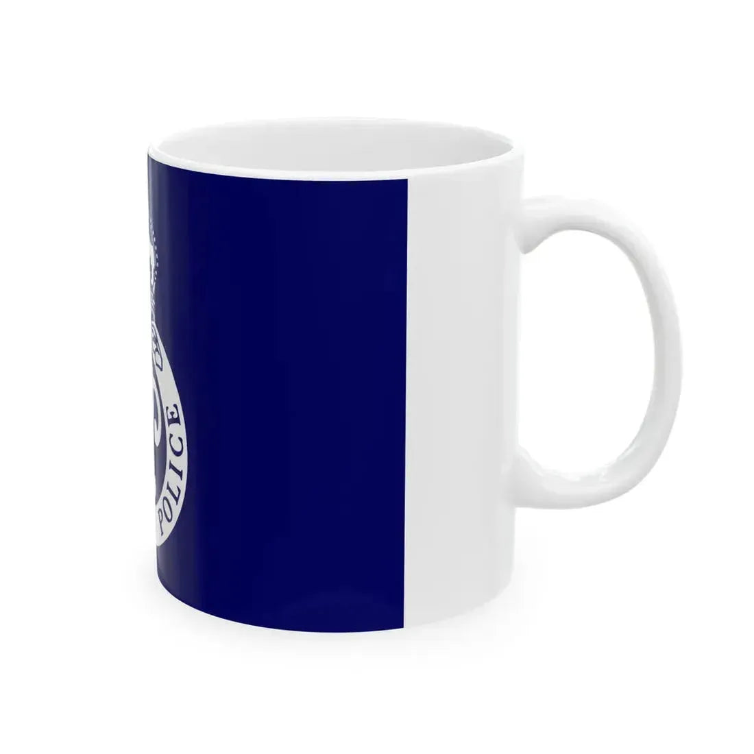 Flag of the British Mandate Police (Israel) White Coffee Mug - Go Mug Yourself