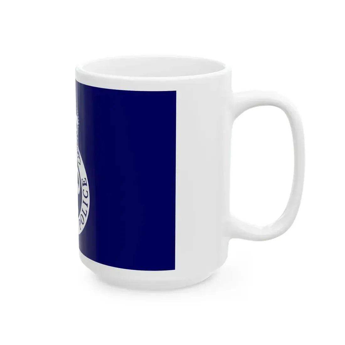 Flag of the British Mandate Police (Israel) White Coffee Mug - Go Mug Yourself