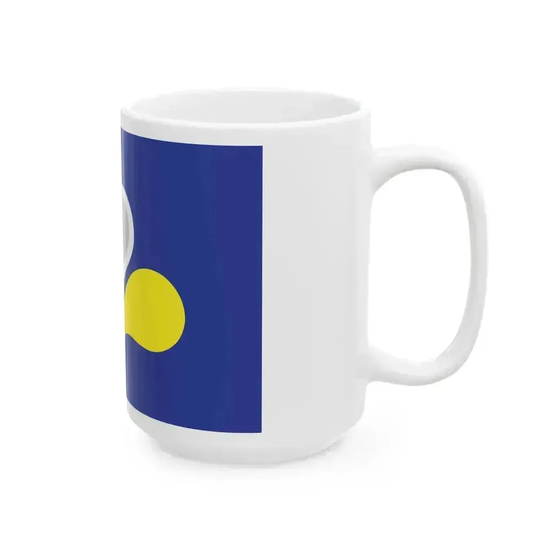 Flag of the Brussels-Capital Region (Belgium) White Coffee Mug - Go Mug Yourself
