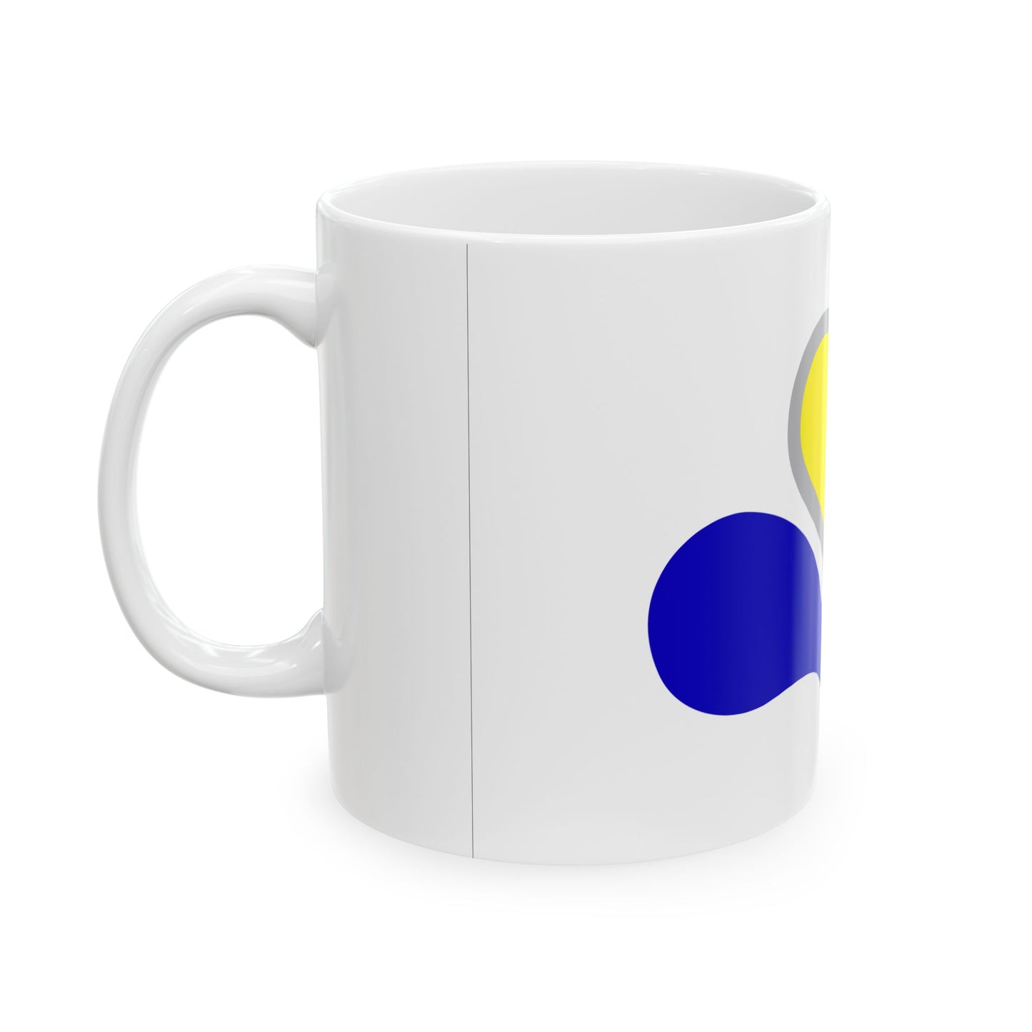 Flag of the Brussels-Capital Region Variant 2 (Belgium) White Coffee Mug-Go Mug Yourself