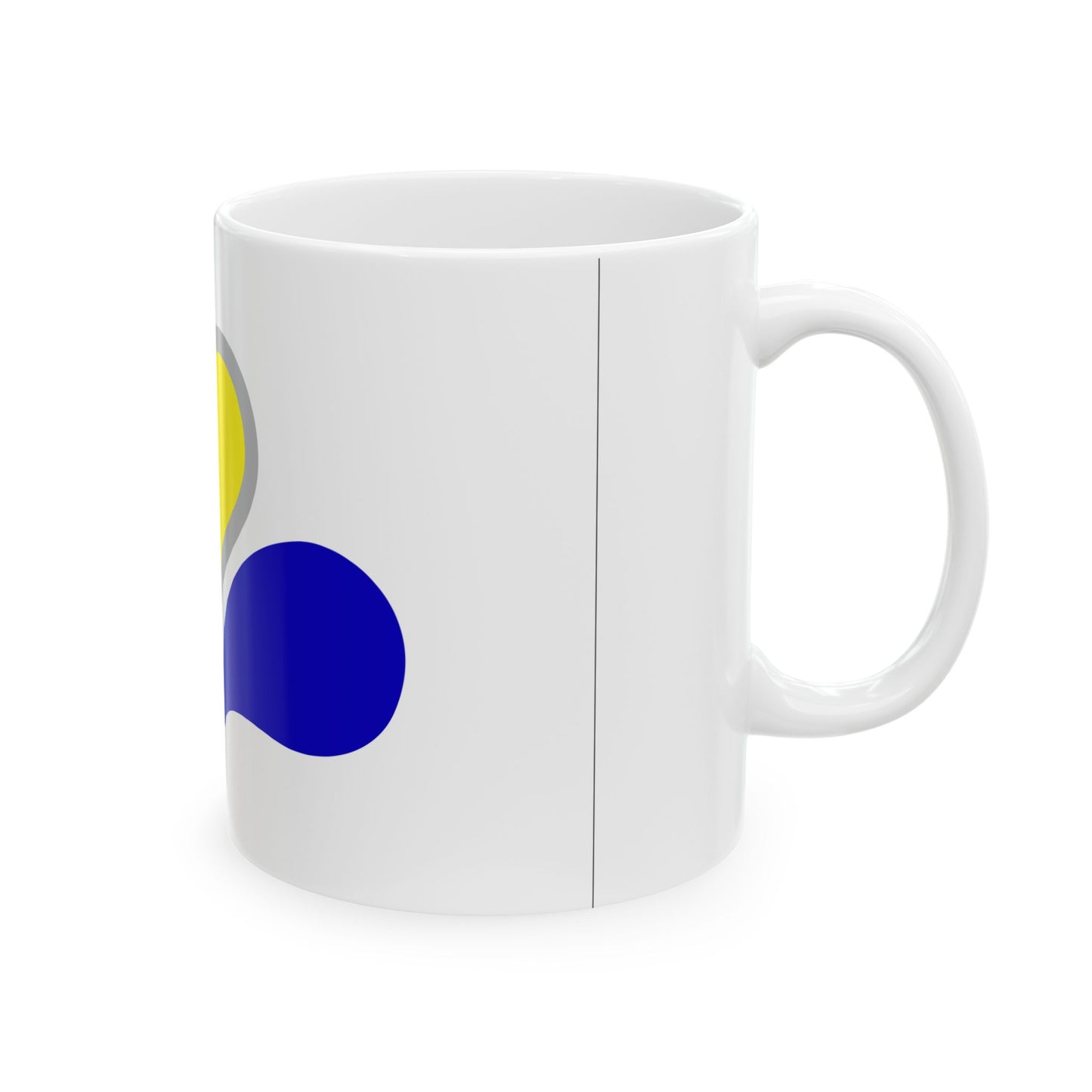 Flag of the Brussels-Capital Region Variant 2 (Belgium) White Coffee Mug-Go Mug Yourself